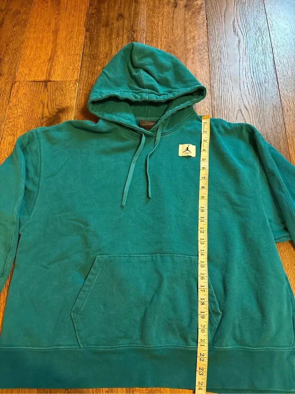 Jordan air teal green hoodie sweatshirt M logo